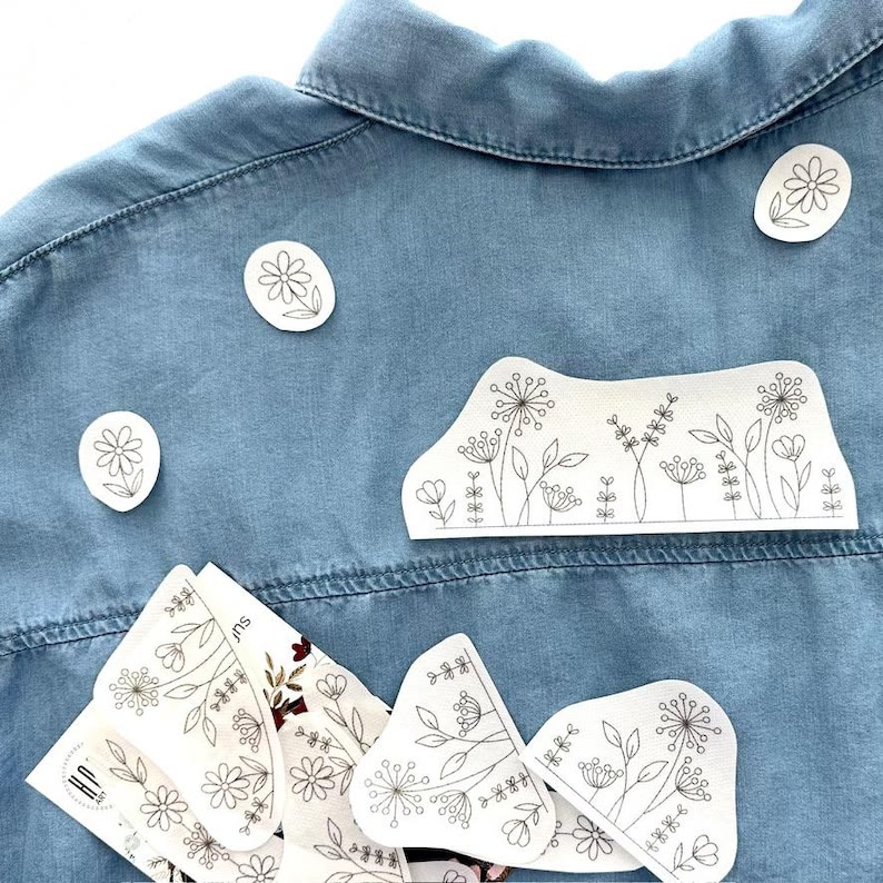  Floral Stick And Stitch Patterns | Perfect For Decorating Cloths | Beginner Embroidery Stitch - image 2