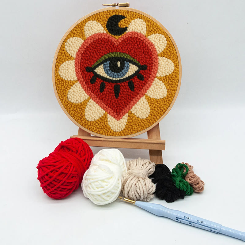Mysterious Eye Punch Needle Kit - Perfect Craft For Home Decor | Diy Handmade Gifts - image 10