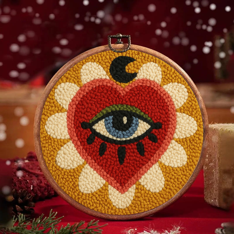 Mysterious Eye Punch Needle Kit - Perfect Craft For Home Decor | Diy Handmade Gifts - image 2