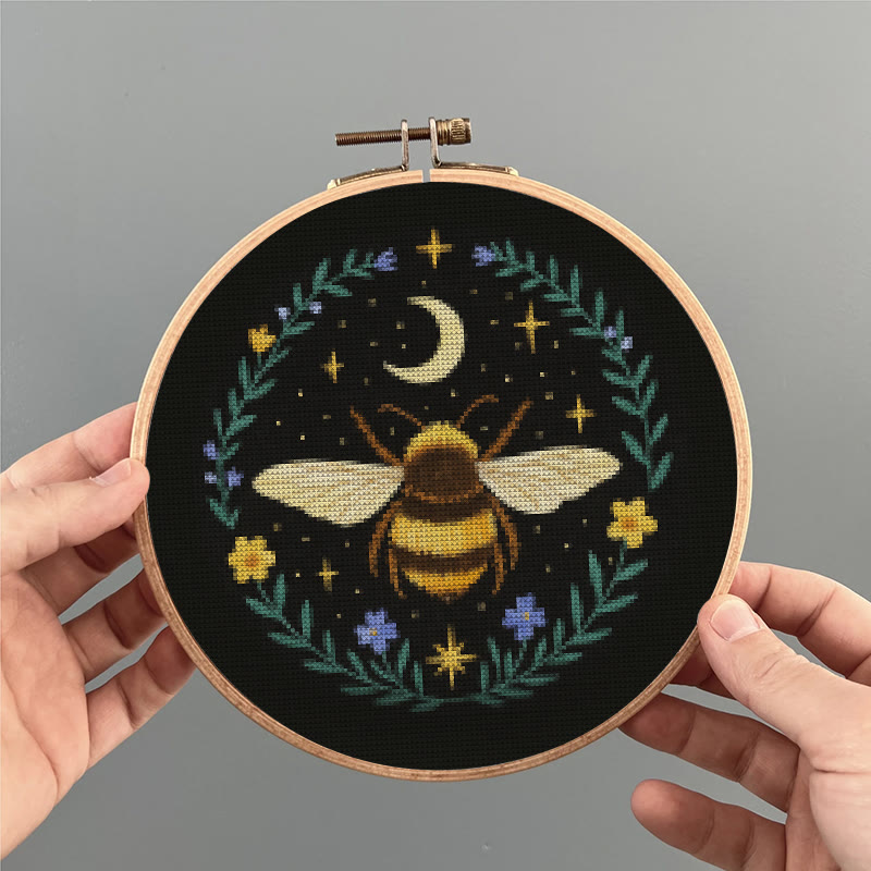  Cross Stitch Kit - Bumblebee | Insects Handmade Needlework | Perfect For Home Decor - image 2