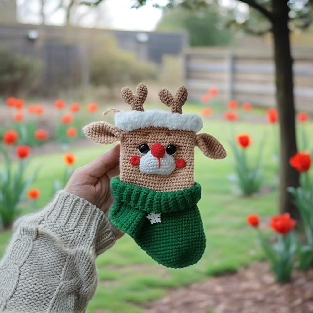 Diy Handmade Christmas Stocking Crochet Kit - Unique Christmas Tree Decor | Perfect Holiday Gifts  - D - image 5