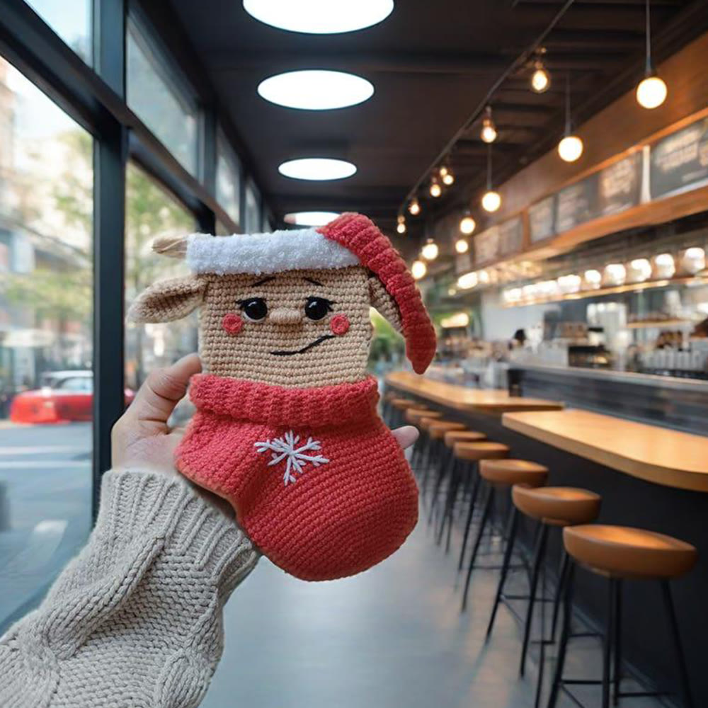 Diy Handmade Christmas Stocking Crochet Kit - Unique Christmas Tree Decor | Perfect Holiday Gifts  - B - image 3