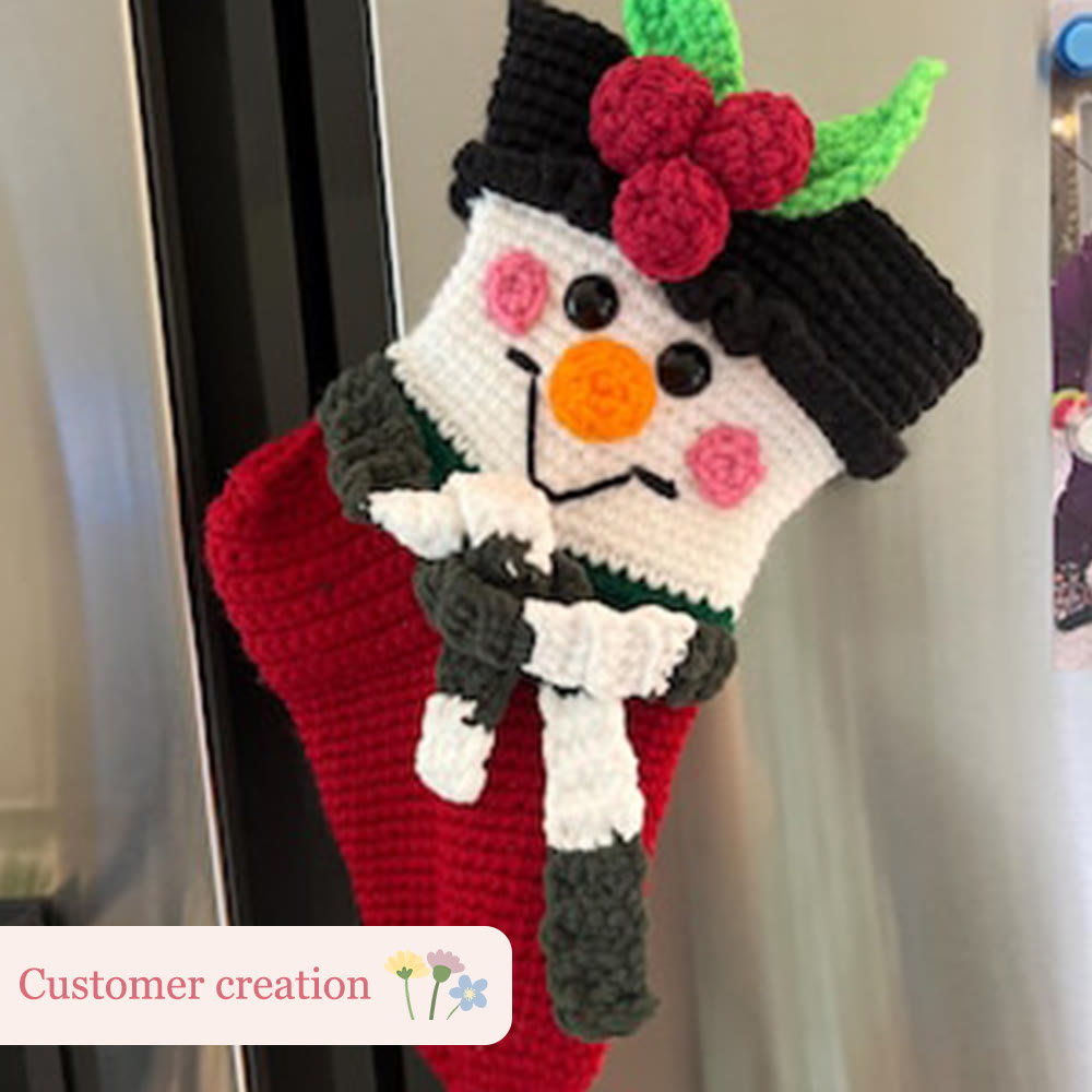 Diy Handmade Christmas Stocking Crochet Kit - Unique Christmas Tree Decor | Perfect Holiday Gifts  - image 12