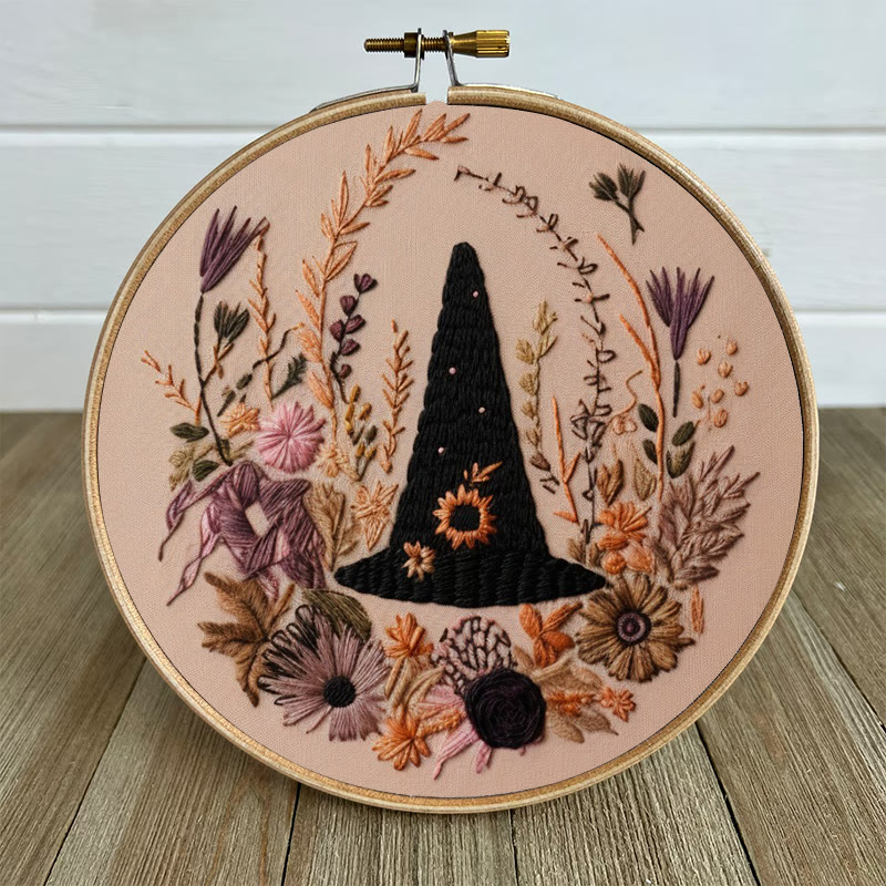 Rubbyoo Embroidery Kit -  Spooky Witch Hat | Perfect Halloween Gifts | Autumn Handmade Craft - image 5