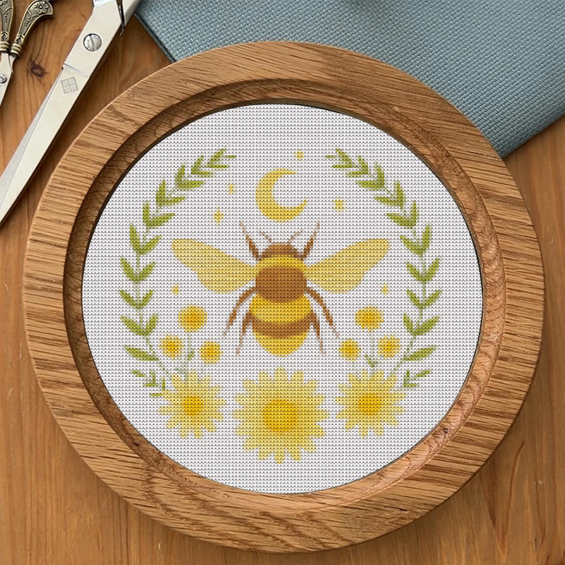  Cross Stitch Kit - Celestial Bee | Perfect Gifts For Crafter|  Diy Home Decor - image 8
