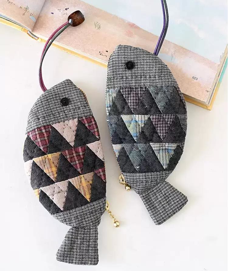 Embroidery Fish Keychain Kit | Lovely Animal Craft | Perfect Gifts For Lover - blue - image 1
