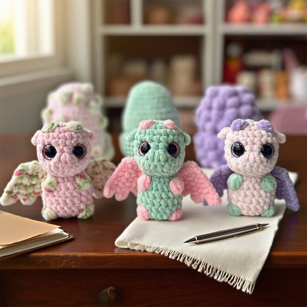 Diy Handmade Baby Dragons And Eggs Kit - Cute Handmade Craft | Perfect Toy For Kids - image 1