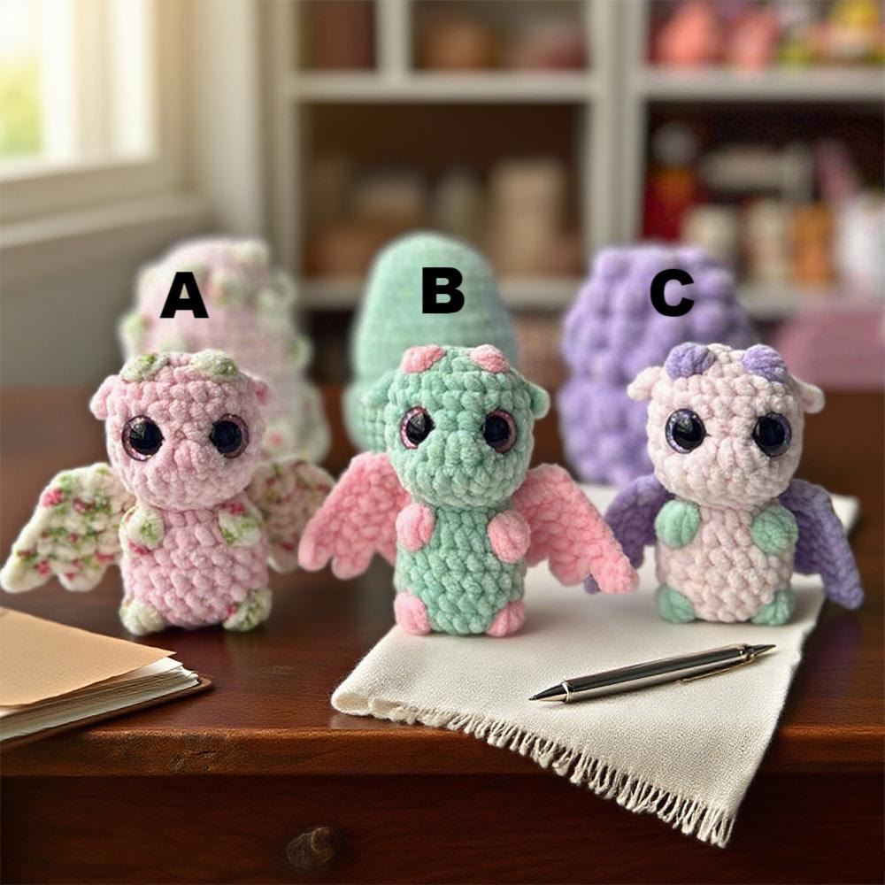 Diy Handmade Baby Dragons And Eggs Kit - Cute Handmade Craft | Perfect Toy For Kids - C - image 5