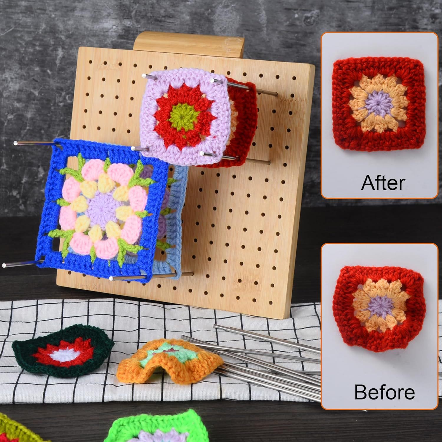 Crochet Blocking Board - Granny Square Blocking Board | Suitable For Crochet Projects - image 2