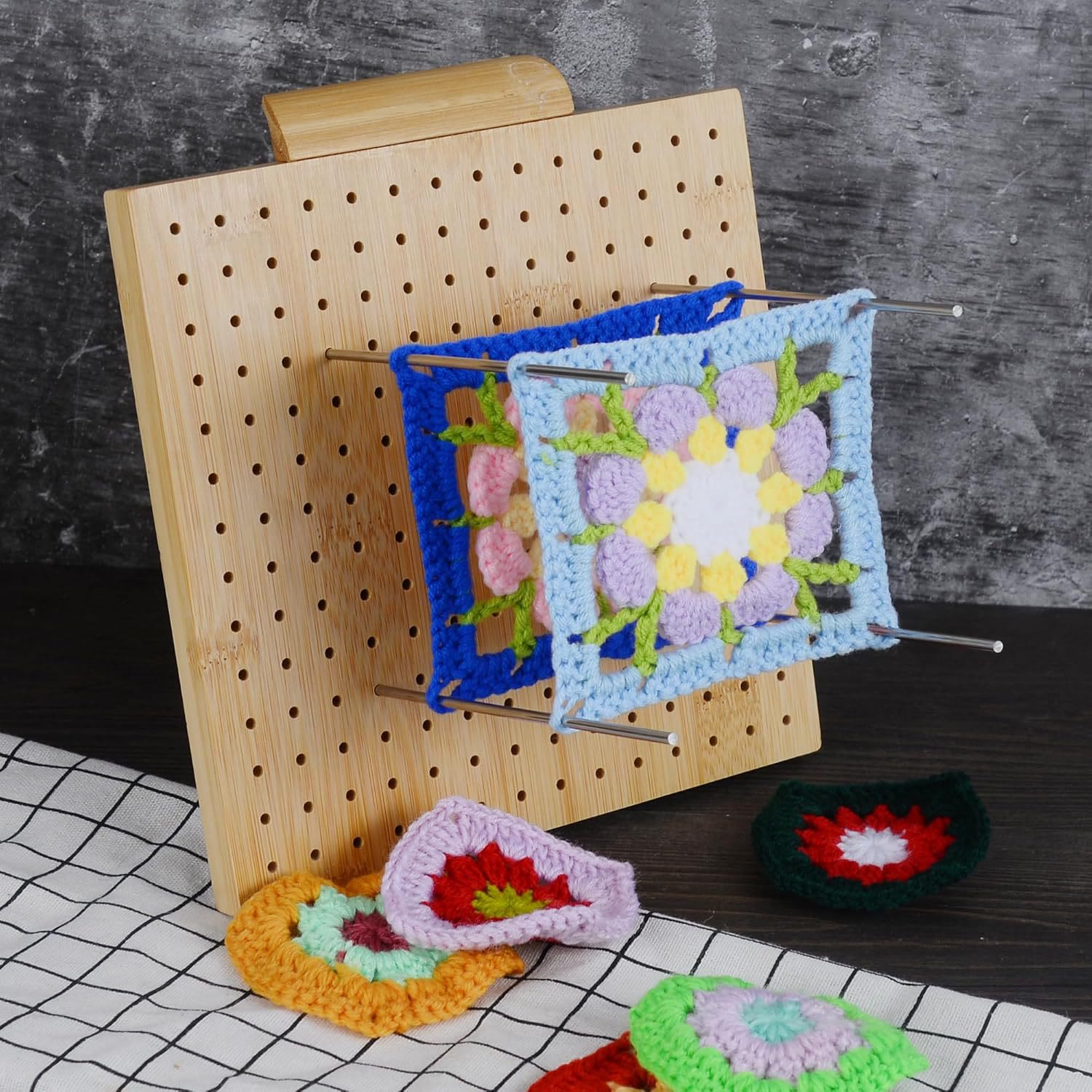 Crochet Blocking Board - Granny Square Blocking Board | Suitable For Crochet Projects - Crochet Blocking Board - image 1
