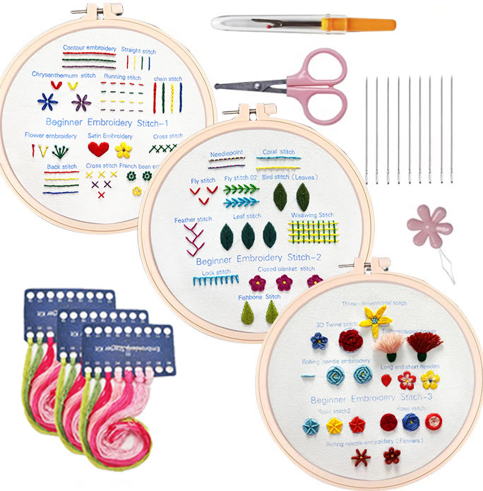 1Pack Embroidery Starter Kit For Adults - Pack-A - image 10