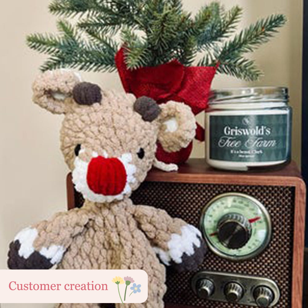 Diy Handmade Christmas Reindeer Crochet Kit - Nice Christmas Gift Idea | Christmas Tree Decor - image 5