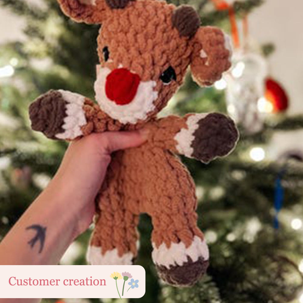 Diy Handmade Christmas Reindeer Crochet Kit - Nice Christmas Gift Idea | Christmas Tree Decor - image 4
