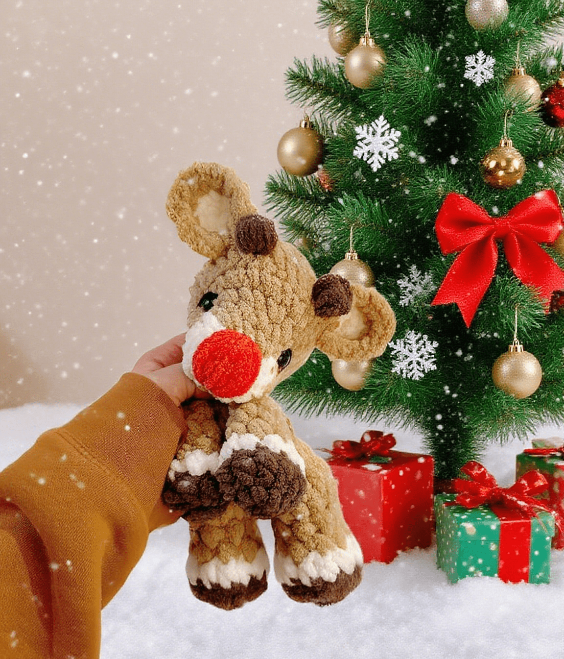 Diy Handmade Christmas Reindeer Crochet Kit - Nice Christmas Gift Idea | Christmas Tree Decor - image 3