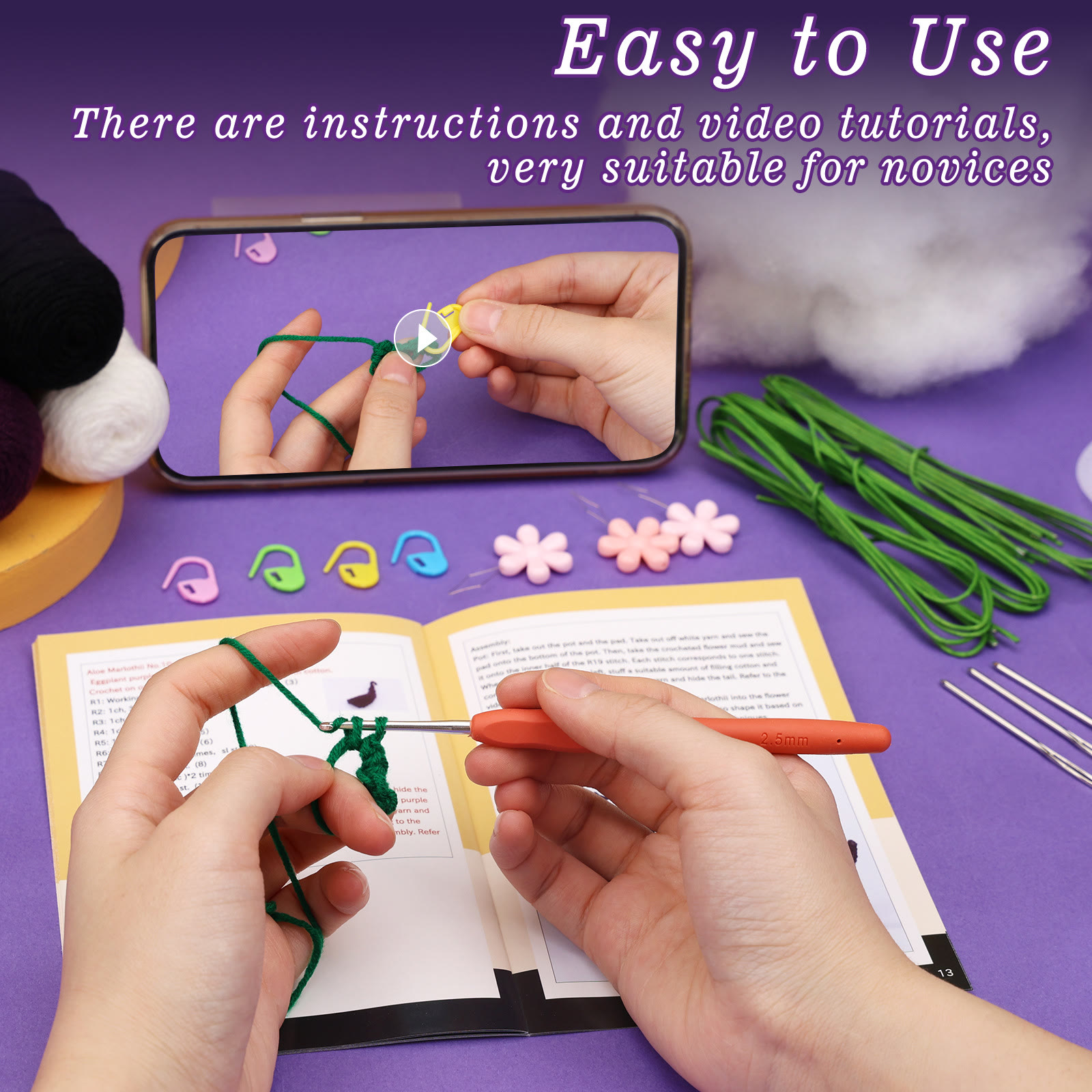 Diy Handmade Crochet Kit - Halloween Spooky Craft | Unique Home Decoration  - image 2