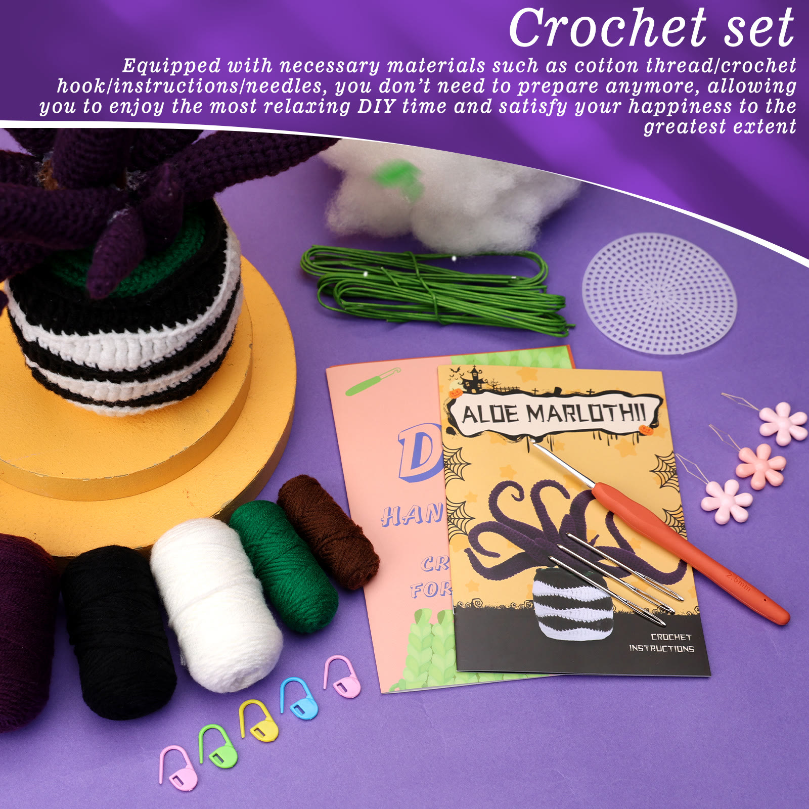 Diy Handmade Crochet Kit - Halloween Spooky Craft | Unique Home Decoration  - image 4