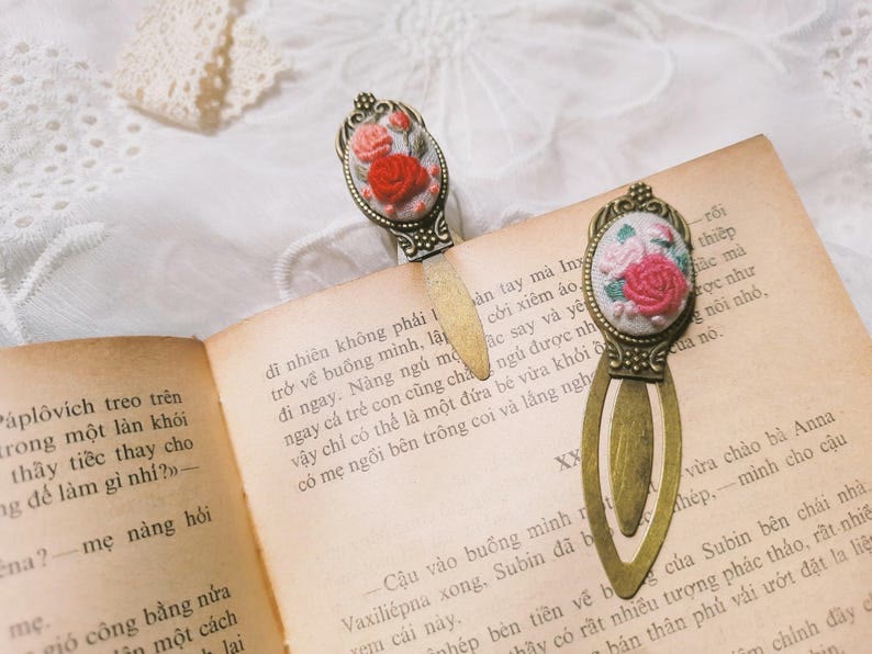 Embroidery Personalized Bookmark | Diy Book Accessories | Gift For Her  - image 3