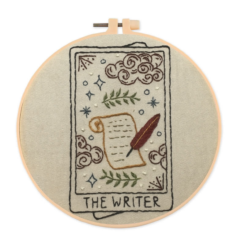 Rubbyoo Embroidery Kit - Magic Writer | Beginner Handmade Project | Diy Stitch Craft - 20*20cm - image 1