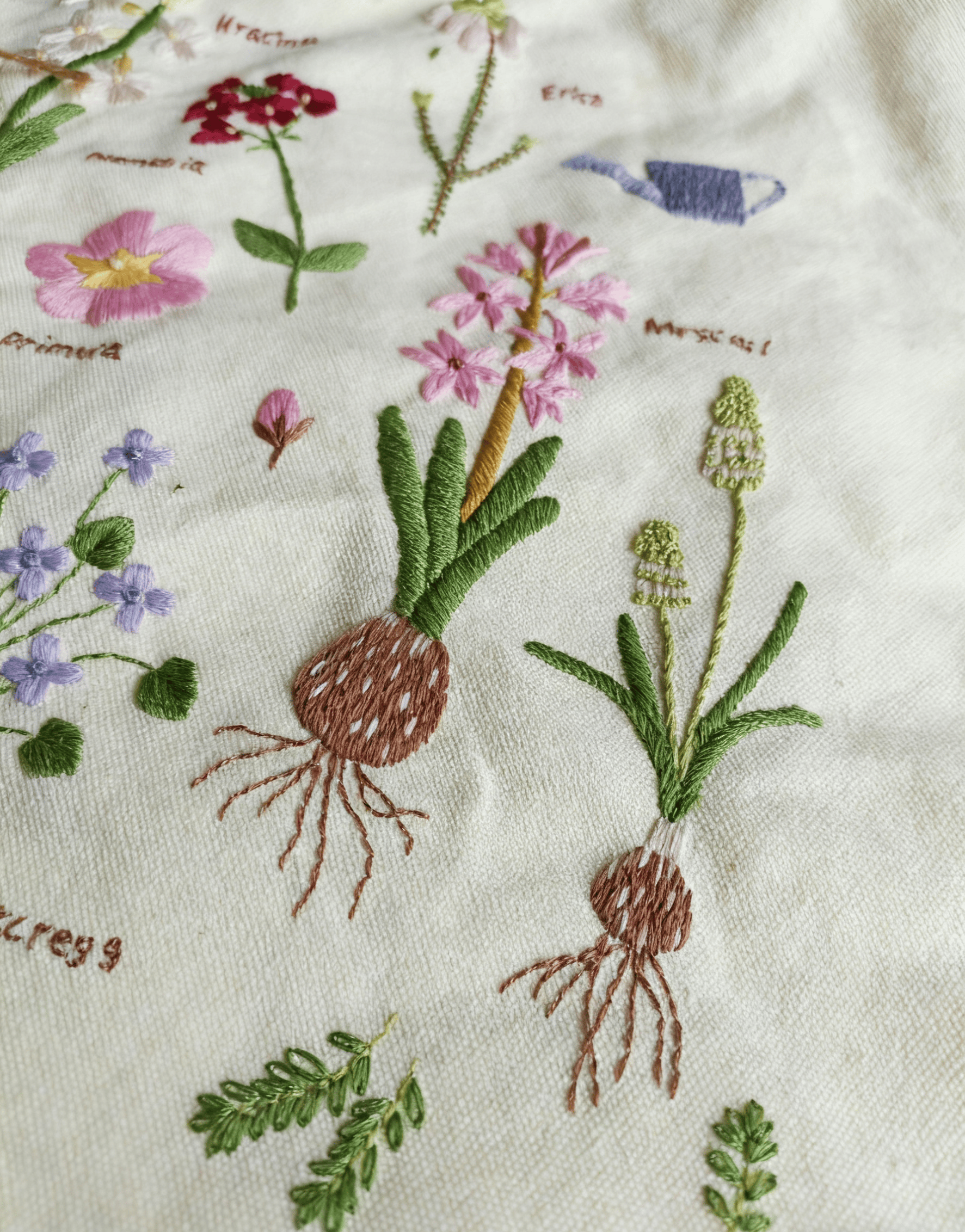  Embroidery Canvas Bag Kits | Blooming Garden | Unique Handmade Craft | Guft For Friend - image 4