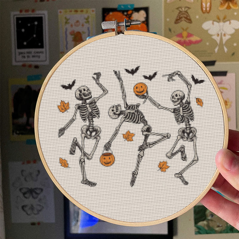  Cross Stitch Kit - Ghost Dance Party | Halloween Needle craft | Perfect For Home Decor - image 4