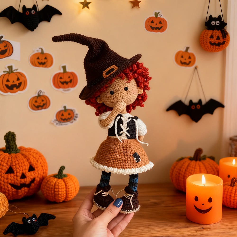 Diy Handmade Witch Girl Kit - Halloween Spooky Craft | Home Hanging Decoration  - image 4