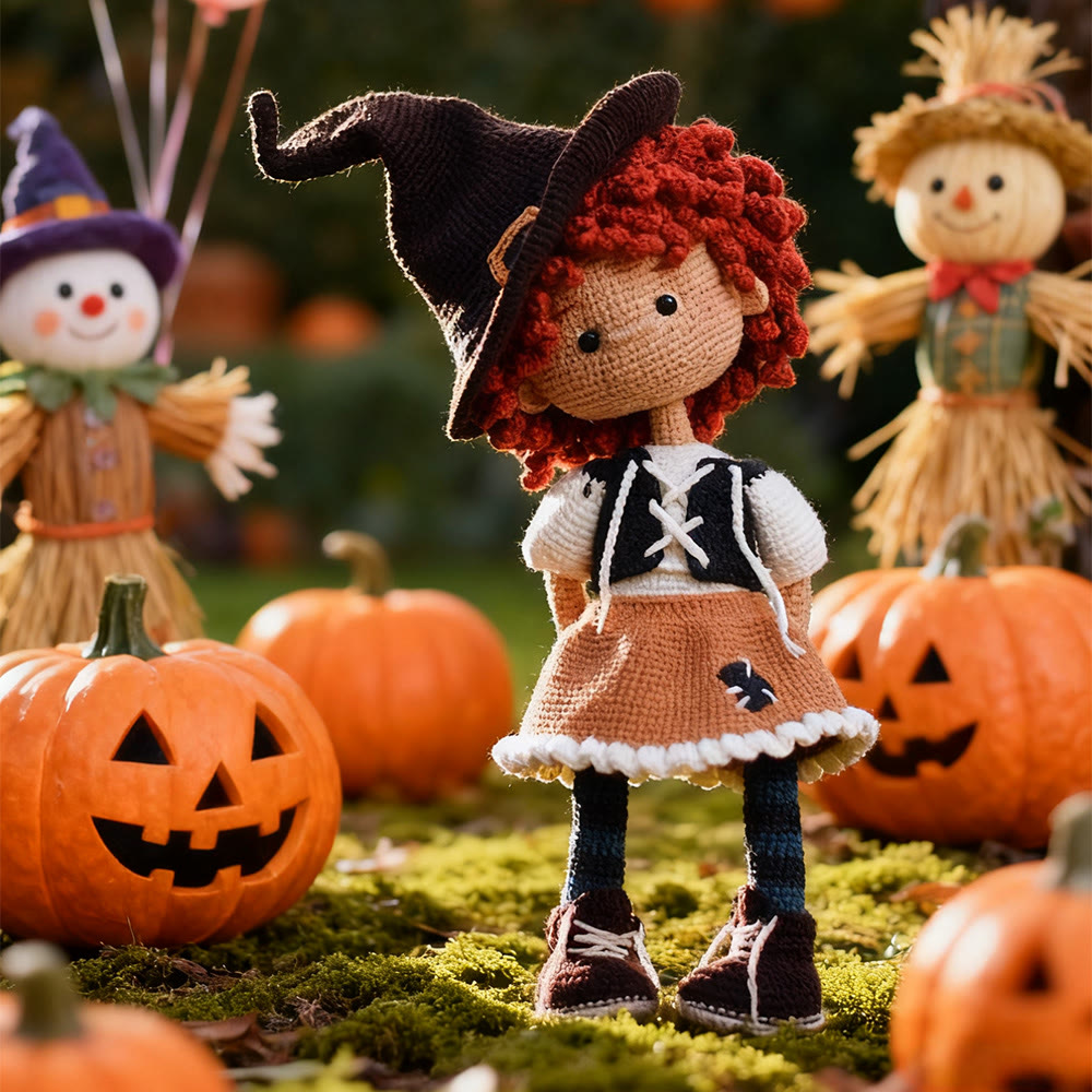 Diy Handmade Witch Girl Kit - Halloween Spooky Craft | Home Hanging Decoration  - image 2