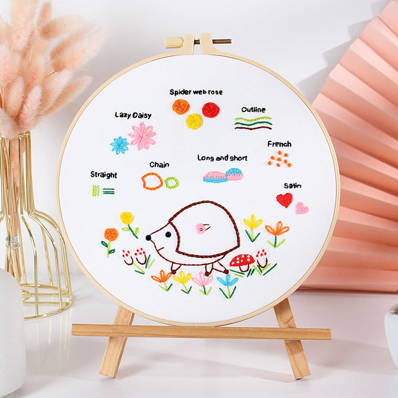 Rubbyoo Embroidery Starter Practice Kit - Easy Stitch Handicraft | Perfect For Needlework Beginner - image 3