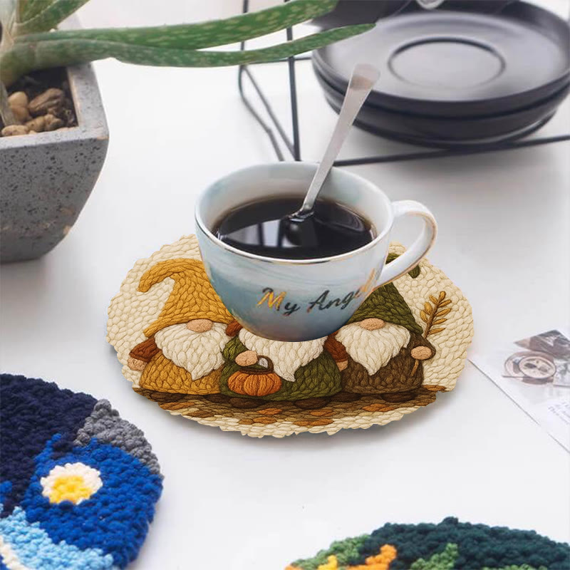 Mysterious Gnome Punch Needle Kit - Spooky Halloween Craft | Diy Needle Art - image 11