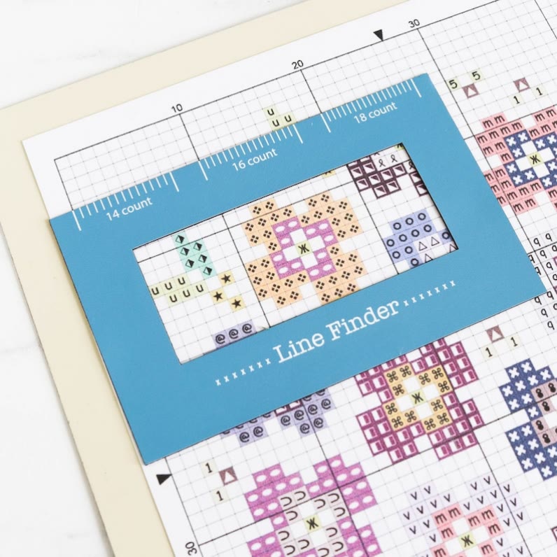 Cross Stitch Magnetic Line Finder | Sewing Pattern Marker | Perfect Handmade Tool For Crafters - Cross Stitch Magnetic Line Finder - image 1