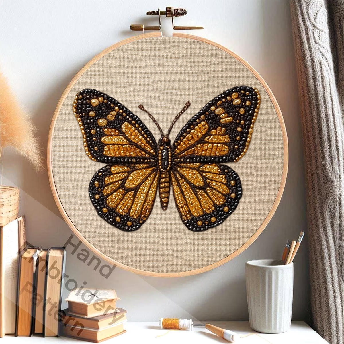 Rubbyoo Bead Embroidery Kit - Little Betterfly | Charming Desk Decor | Precious Gifts For Her  - image 4