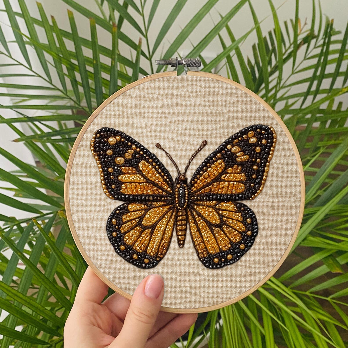 Rubbyoo Bead Embroidery Kit - Little Betterfly | Charming Desk Decor | Precious Gifts For Her  - image 9