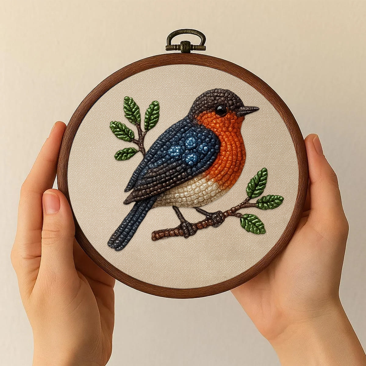 Rubbyoo Bead Embroidery Kit - Lovely Birds | Nice Animal Handicraft | Perfect Gift  - image 4