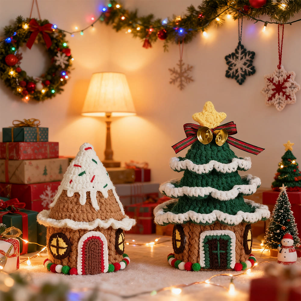 Diy Handmade Christmas Series Crochet Kit - Diy Gift For Friends | Perfect Holiday Home Decor - image 1