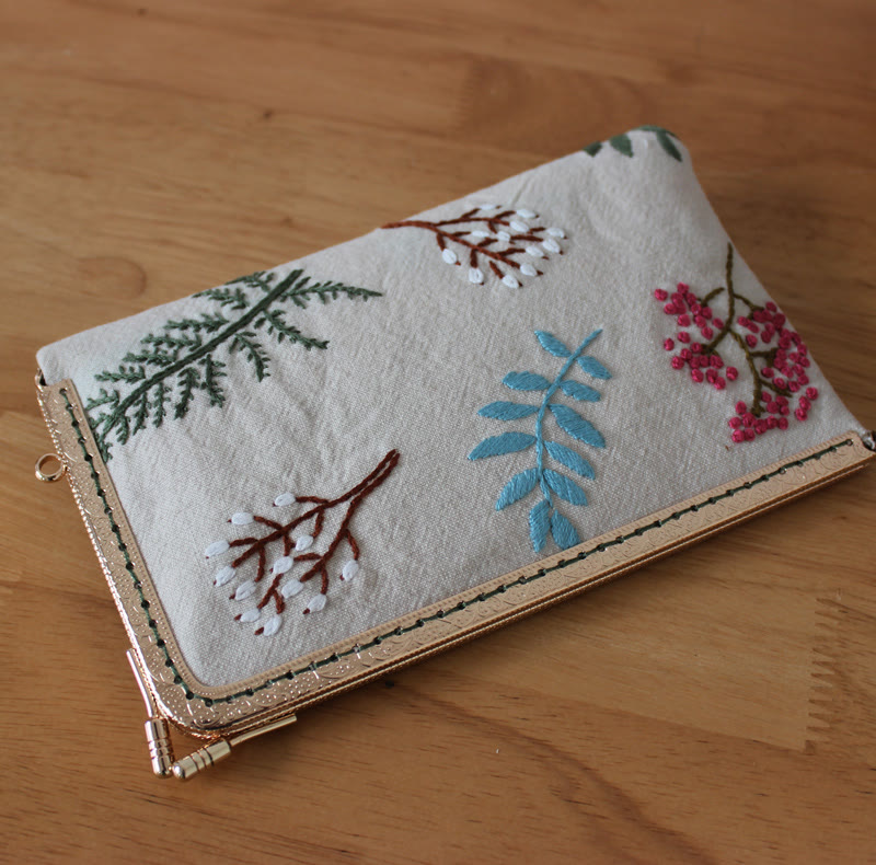 Embroidery Passport Bag Kit | Personalized Handmade Bag | Diy Travel Wallet - A - image 3