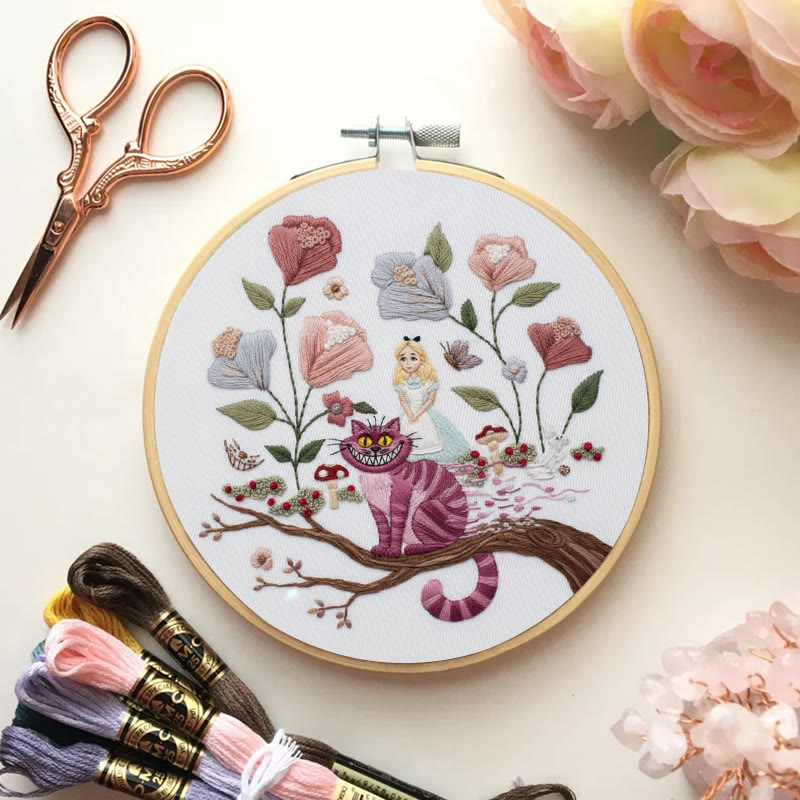 Rubbyoo Embroidery Kit - Whimsical Garden | Adorable Handmade Craft |  Diy Needle Art  - image 2