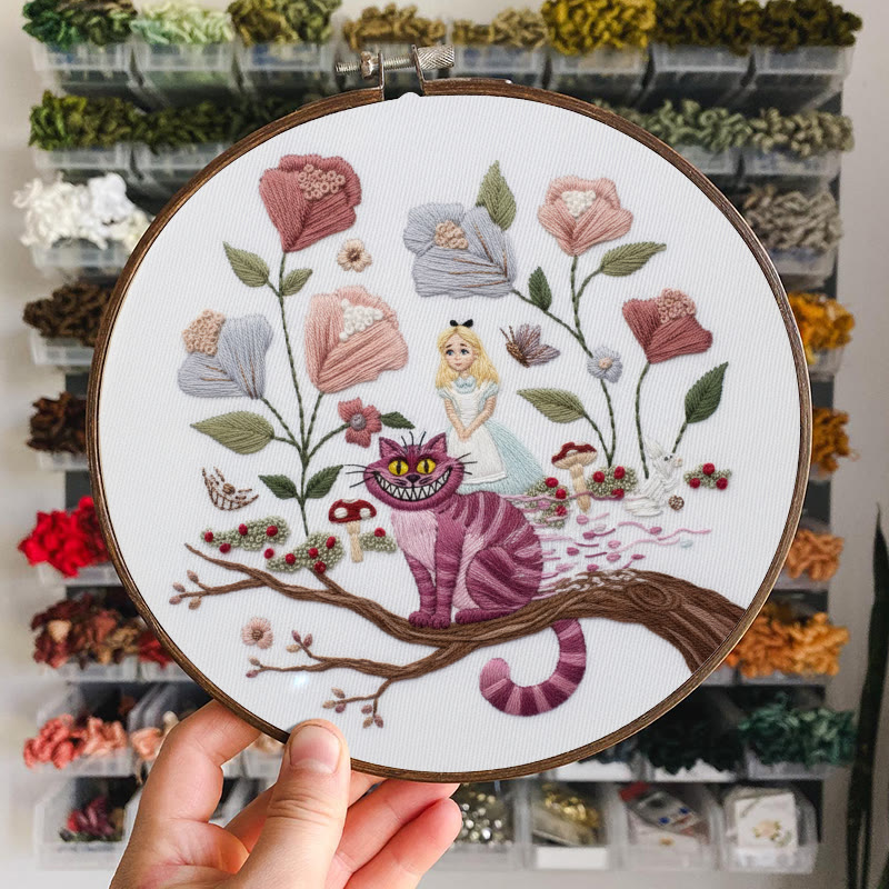 Rubbyoo Embroidery Kit - Whimsical Garden | Adorable Handmade Craft |  Diy Needle Art  - image 4