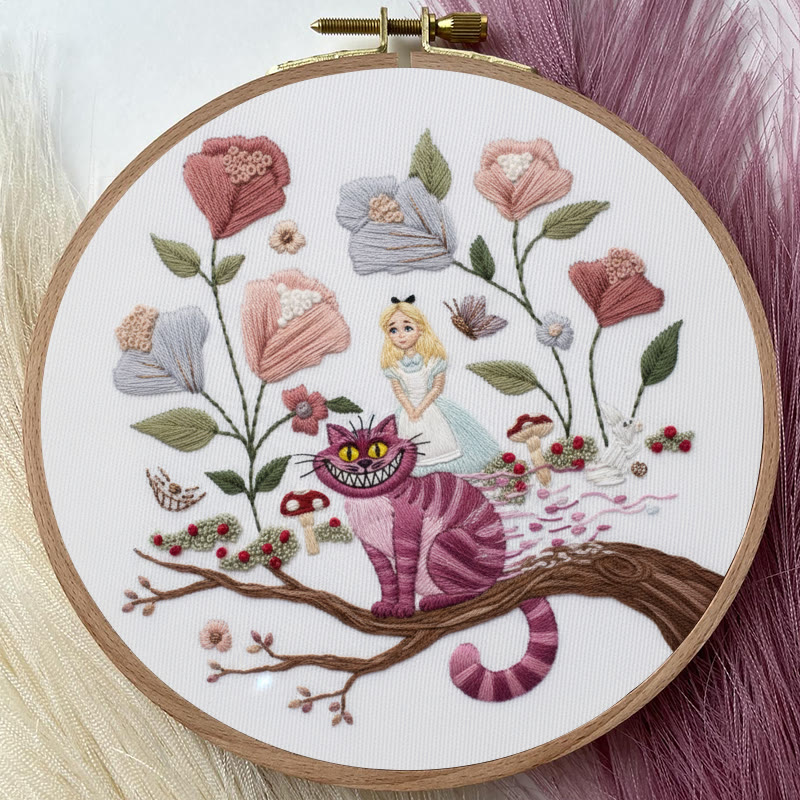 Rubbyoo Embroidery Kit - Whimsical Garden | Adorable Handmade Craft |  Diy Needle Art  - image 3
