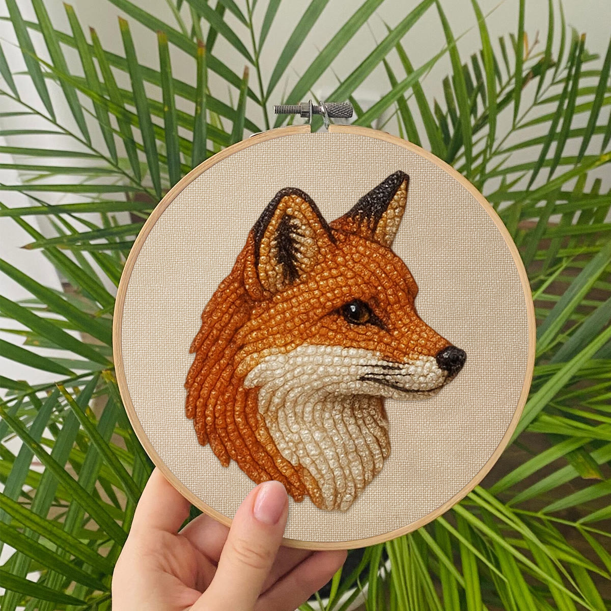 Rubbyoo Bead Embroidery Kit - Charming Fox | Diy Animal Needlework | Fox Lover Gifts - image 7
