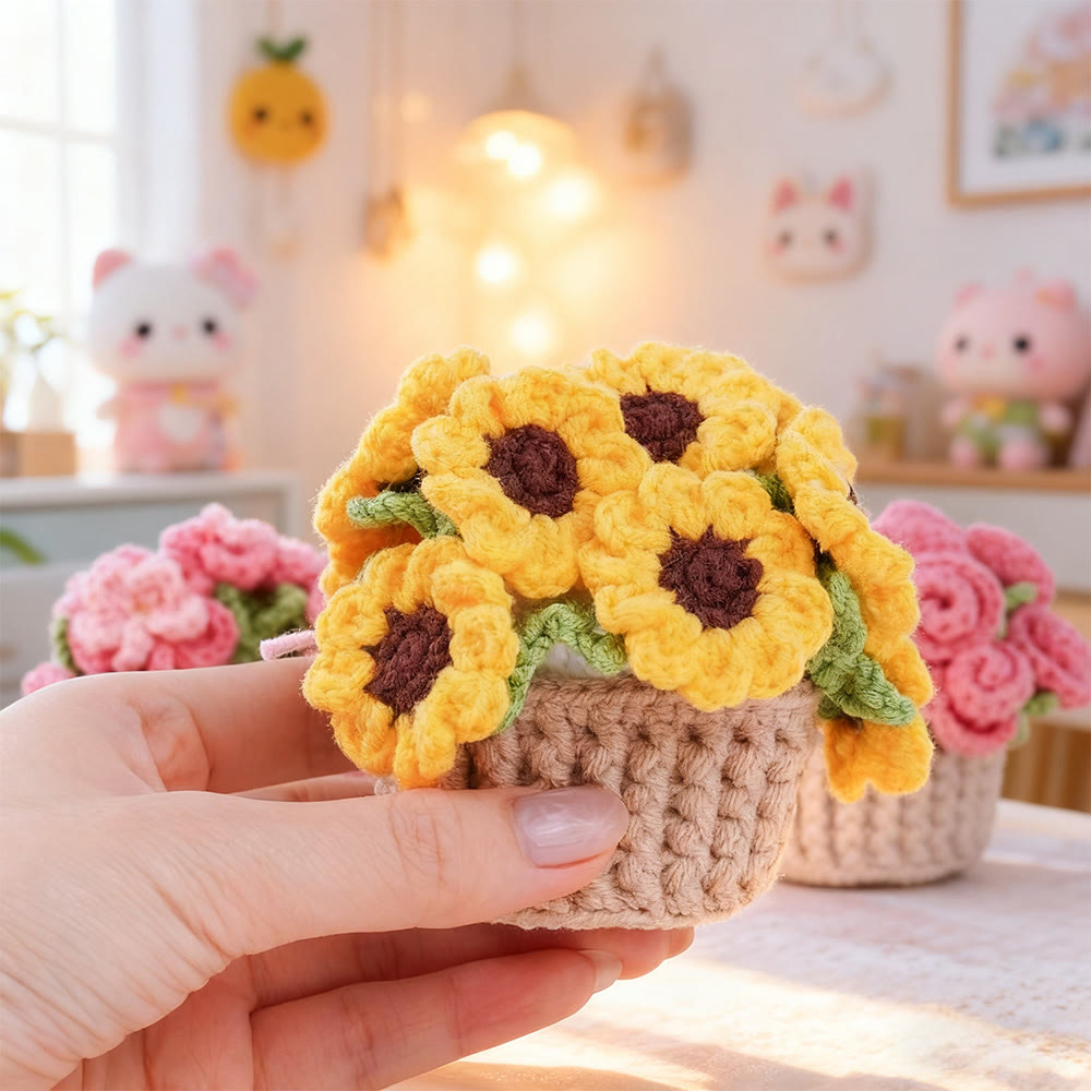 Diy Handmade Various Floral Coasters Crochet Kit - Beginner Handmade Craft | Diy Home Decoration  - image 7