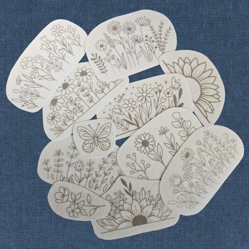  Charming Wildflower Stick And Stitch Patterns | Diy Clothes Decorative Stitch | Perfect Needle Gift For Crafter - image 3