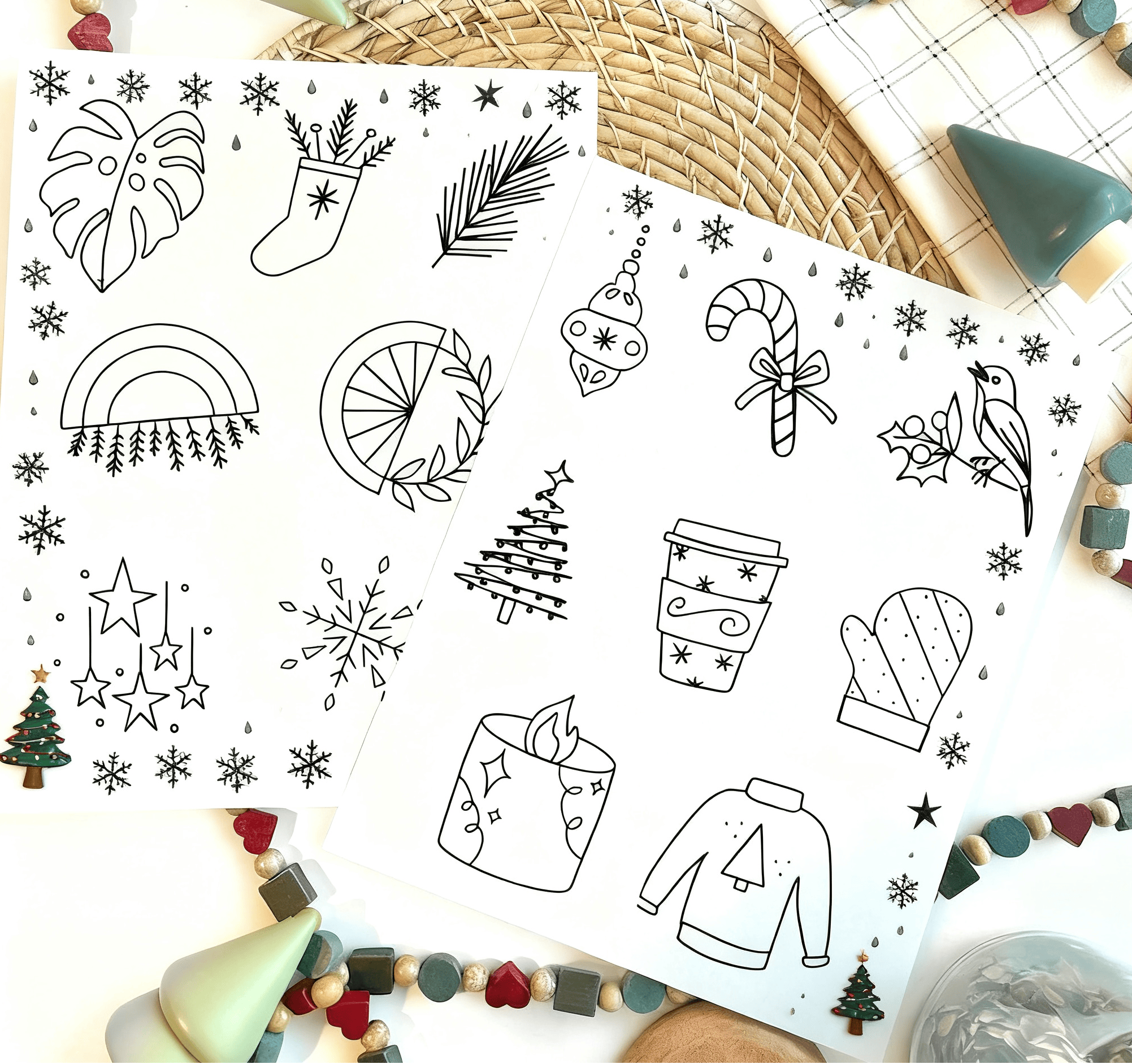 Christmas Stick And Stitch Patterns | Perfect For Diy Handicraft | Nice Holiday Ornaments - image 6