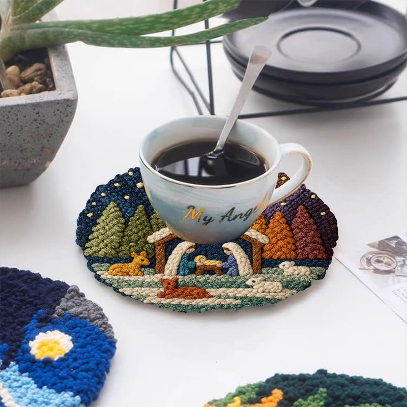 🔥Year-End Clearance Punch Needle Kit - Christmas Aurora | Diy Nativity Handicraft | Unique Holiday Gifts | Lowest Price Sale - image 11