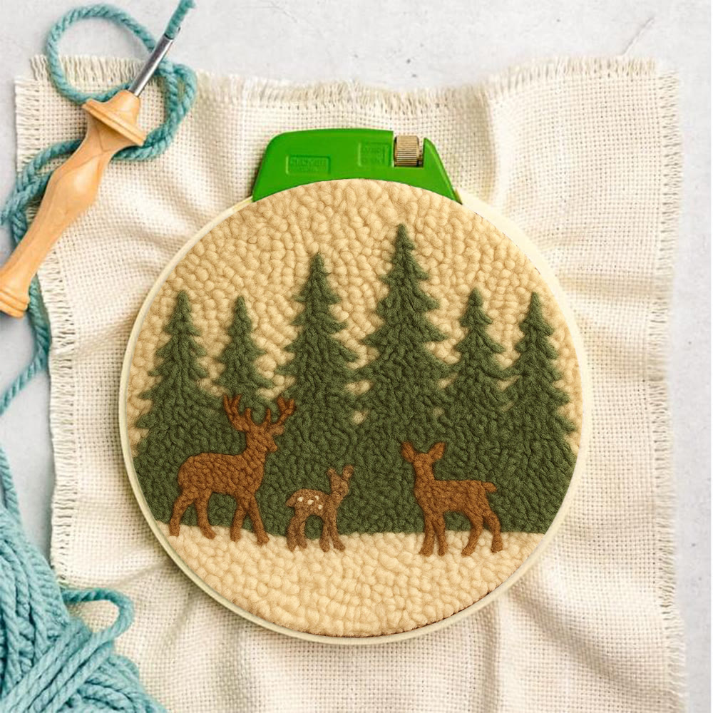 Mystic Forest Punch Needle Kit - Unique Handmade Craft | Perfect For Living Room Decor - image 5