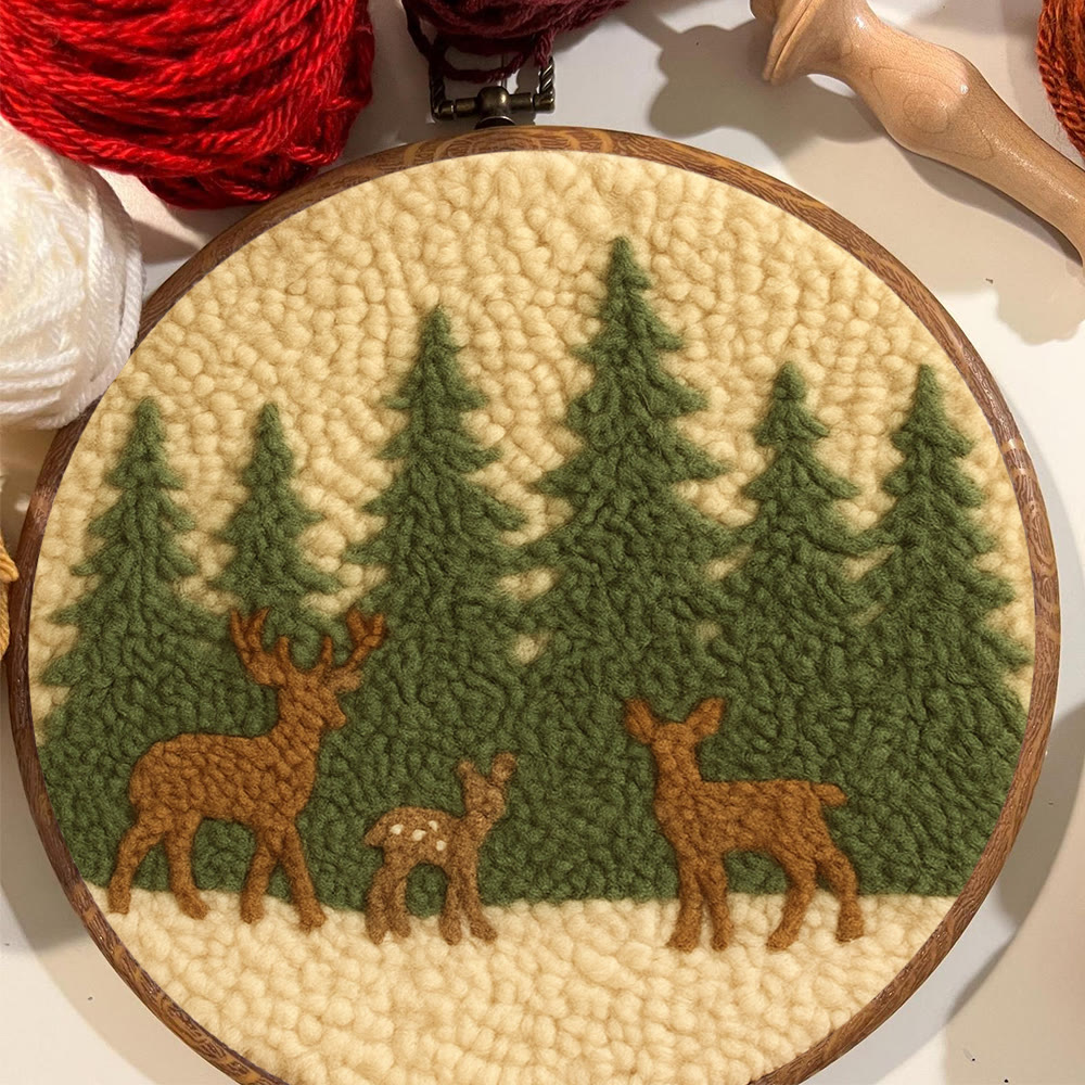 Mystic Forest Punch Needle Kit - Unique Handmade Craft | Perfect For Living Room Decor - image 2