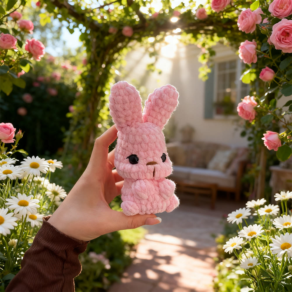 Diy Handmade Cutest Bunny Crochet Kit -  Diy Holiday Yarn Craft | Perfect Gift For Rabbit Lover - image 2