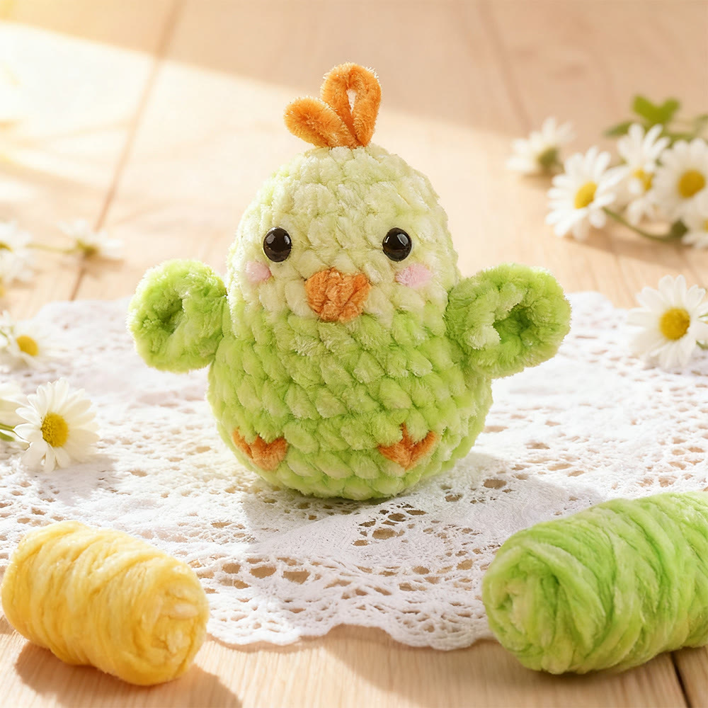 Diy Handmade Little Birds Series Crochet Kit - Cute Animal Yarn Craft | Creative Home Ornament  - image 2