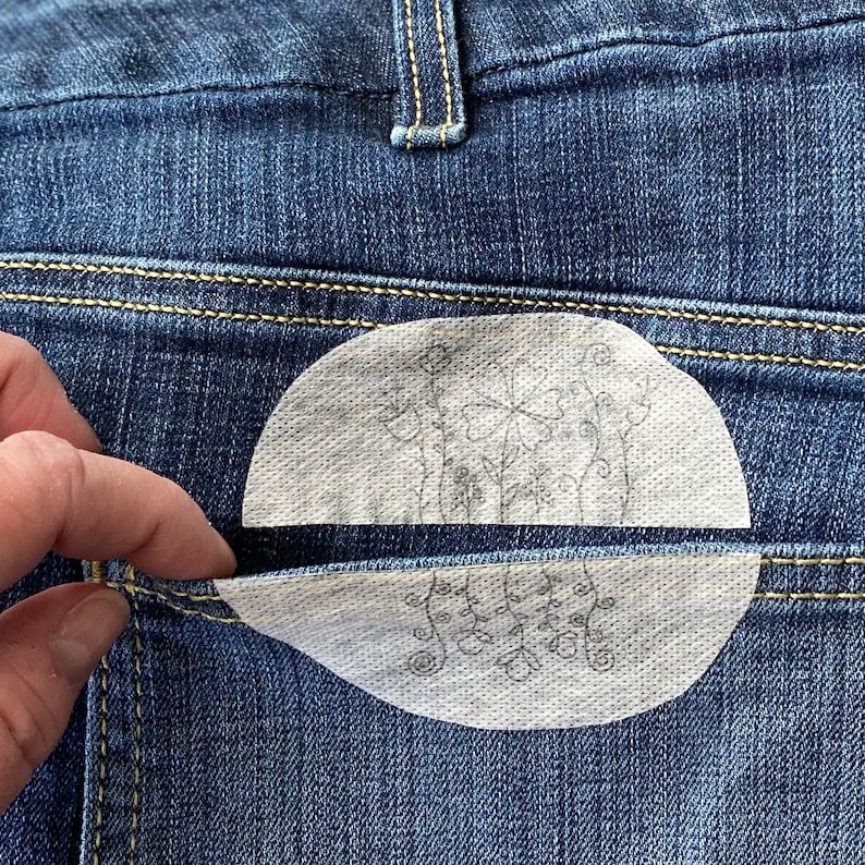 Christmas Stick And Stitch Patterns | Diy Floral Pocket Pair Stick | Creative Pocket Stitch Design  - image 1