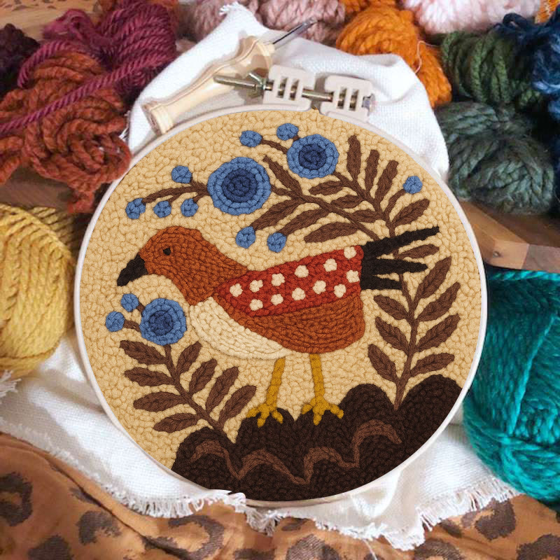 Little Turtledove Punch Needle Kit - Unique Bird Art | Perfect Craft For Beginner - image 2