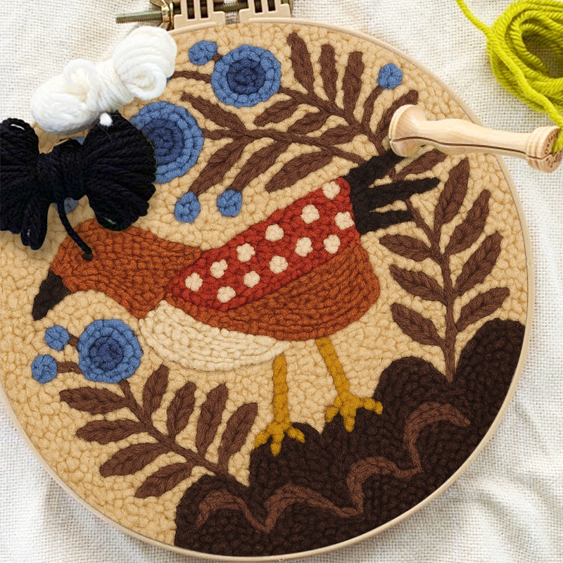 Little Turtledove Punch Needle Kit - Unique Bird Art | Perfect Craft For Beginner - image 8