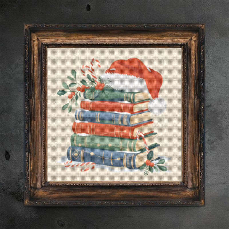 Cross Stitch Kit - Christmas Book | Christmas Home Decoration | Creative Needle Artwork - image 3